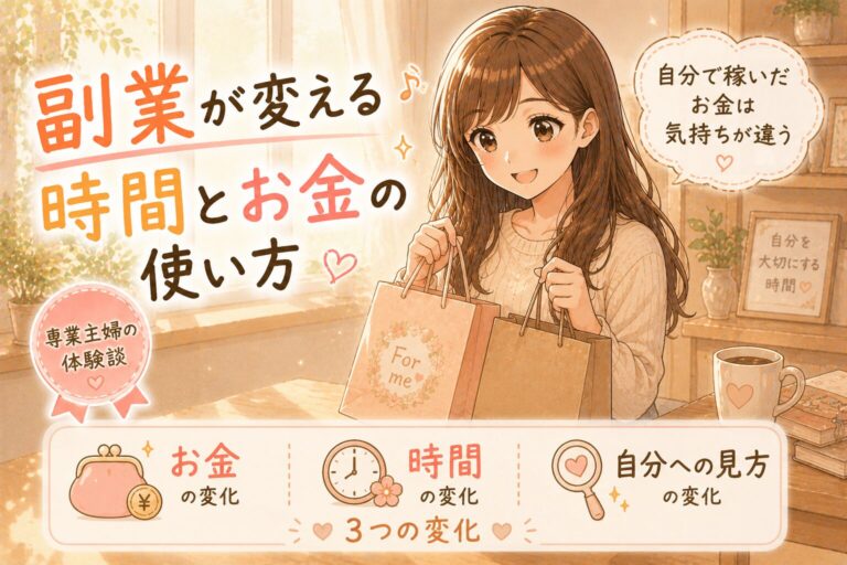 副業が変える専業主婦の時間とお金の使い方